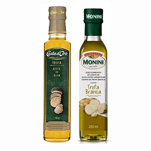 Kit Azeites De Oliva Extra Virgem Italianos Trufados 2x250ml