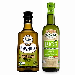 Kit Presente Azeites Orgânicos Italiano E Português 2x500ml
