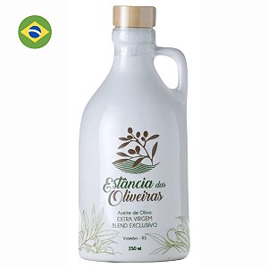 Azeite Extra Virgem Brasileiro Estância das Oliveiras Blend Exclusivo Cerâmica 250ml