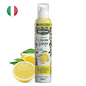 Azeite Extra Virgem Com Limão Siciliano Italiano Mantova Spray 250ml