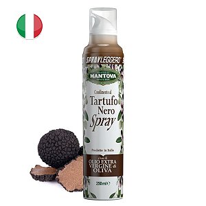 Azeite Extra Virgem Com Aroma de Trufa Negra Italiano Mantova Spray 250ml