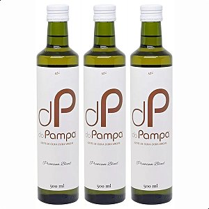 Kit Azeite Extra Virgem Gaúcho Do Pampa Premium Blend 3x500ml