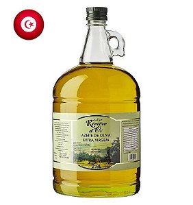 Azeite Extra Virgem Tunisiano Riviere D'or 2,8 Litros
