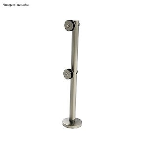 Torre para vidro modelo Florença (estrutura maciça) - aço inox