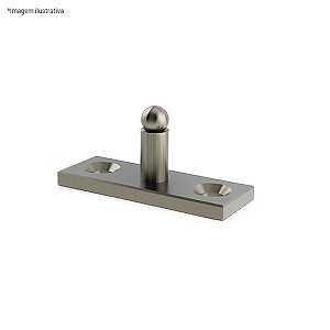 Ferragem 1014 para vidro (pivô inferior) - aço inox