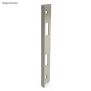 Ferragem 1504ATAE para vidro (contra fechadura esquerdo) - aço inox