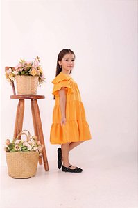 Vestido Infantil Doce Infância Pumpkin