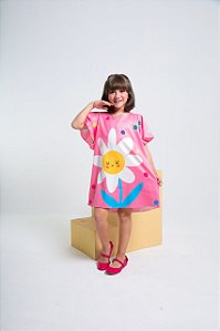 Vestido Infantil Flor Branca