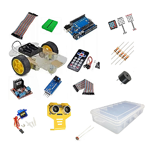 Kit Desafio da Robótica com Arduino + Curso - Projeteiros