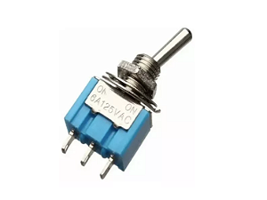 5 X CHAVE HH ON/OFF/ON 3 TERMINAIS 125V 6A