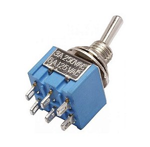 5 X CHAVE HH ON/OFF/ON 6 TERMINAIS 125V AC 6A