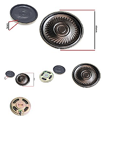 5 X MINI ALTO FALANTE 0.5W 8R 40MM