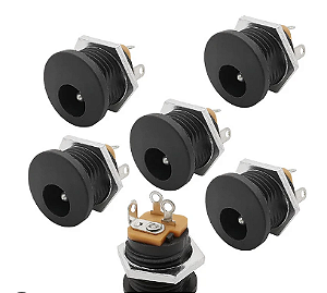 10 X CONECTOR JACK FEMEA DC-022 5.5 x 2.1mm