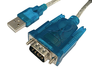CABO CONVERSOR SERIAL RS232 HL340 DB9 MACHO USB