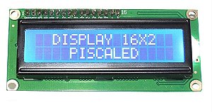 Display LCD 16x2 C/ BlackLight AZUL