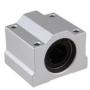 Pillow Block 20mm SC20uu Com Rolamento Linear