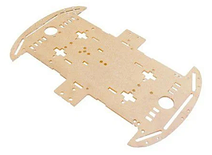BASE DE ACRÍLICO PARA CHASSI 4WD - UNITÁRIO