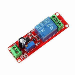 MODULO DE RETARDO DELAY COM NE555 RELE 12V 10A