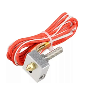 CONJUNTO EXTRUSORA FINAL MK8 GARGANTA 30mm Rosca M6 1.75mm