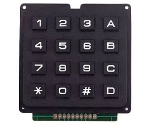 TECLADO MATRICIAL 4X4 RÍGIDO 16 TECLAS PARA ARDUINO