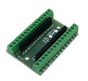 PLACA BORNE PARA ARDUINO NANO, TERMINAIS PARAFUSO