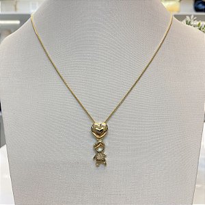 COLAR CORAÇÃO 1 FILHO