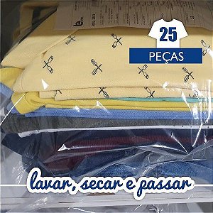 Lavar, Secar e Passar - 25 Peças