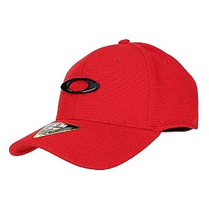 Boné Oakley Aba Curva Fechado Tincan - Vermelho