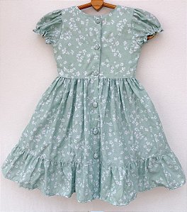 Vestido infantil Coleção Como Criança - Flores da infância