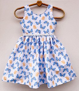 Vestido infantil Coleção Florescer - Borboleta para florescer