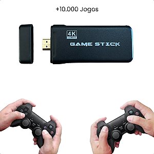 Console Retrô 10.000 Jogos Vídeo Game Stick PS1 ATARI CPS FC GBA GB GBC MD e SFC