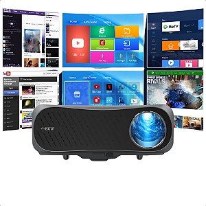 Projetor Caiwei 900DAB Pro 10000 Lumens Full HD Com Android Espelhamento Bluetooth Wifi