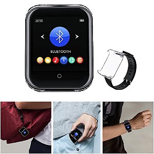 Smartwatch Relógio Ruizu M8 32GB MP3 Touch Screen Bluetooth 5.0