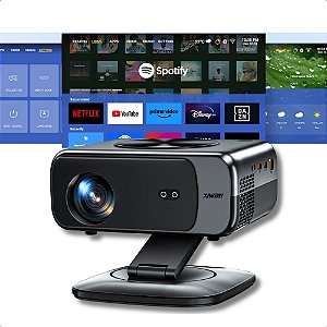 Mini Projetor Portátil XIWBSY M05 Com Android Bluetooth Wifi + Suporte Para Projetor