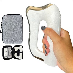 Massageador Elétrico Gua Sha Com Função de Aquecimendo e 3 Velocidades de Microcorrente Para Alívio da Dor Relaxamento Muscular Modelagem Corporal