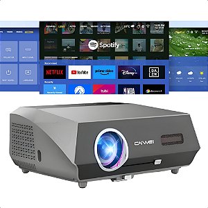 Projetor Caiwei A10Q 3500 ANSI Lumens Whale OS Com Bluetooth Wifi