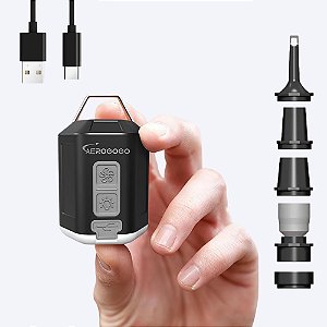 Bomba Aerogogo Giga Pump 4.0 Infla e Desinfla Com Lanterna Para Colchões Malas De Viagem E Bag's