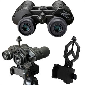 Binóculo Profissional Longo Alcance Com Ajuste de Zoom 20-180x180 Com Suporte Para Celular