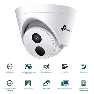 Câmera de rede DOME VIGI C430I (2,8MM) TURRET Com IR TPLINK 3MP TPN0395