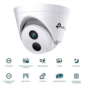 Câmera de rede DOME VIGI C430I (2,8MM) TURRET Com IR TPLINK 3MP TPN0395