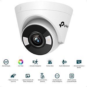 Câmera IP Interna TURRET VIGI C440-W (4MM) 4MP Colorida WI-FI TPN0418
