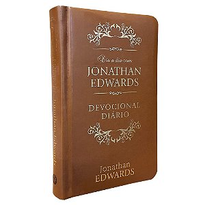 Dia a Dia Com Jonathan Edwards: Capa de couro