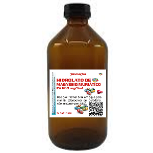 Hidrolato de Magnésio Muriático PA