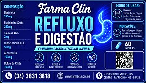 Digestão Refluxo 60 cáps