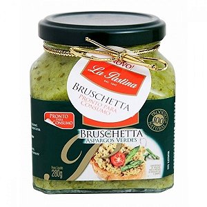 Bruschetta de Aspargos Verdes 280 G (Drenado) La Pastina