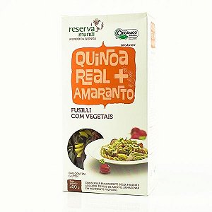 Fusilli de Quinoa e Amaranto Sem Glúten Mundo da Quinoa 300g