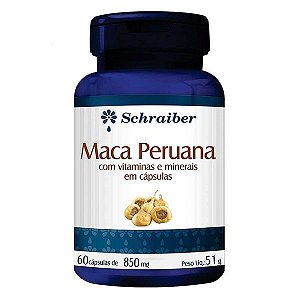Maca Peruana 60 Cápsulas Scharaiber