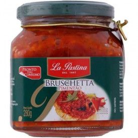 Bruscheta de Pimentão - 280 g (drenado) - La Pastina