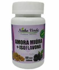 Amora Miura com Isoflavona Ninho Verde - 500 mg - 60 caps