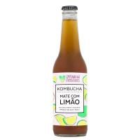 Kombucha Chá Mate com Limão 350 ml - Cia dos Fermentados